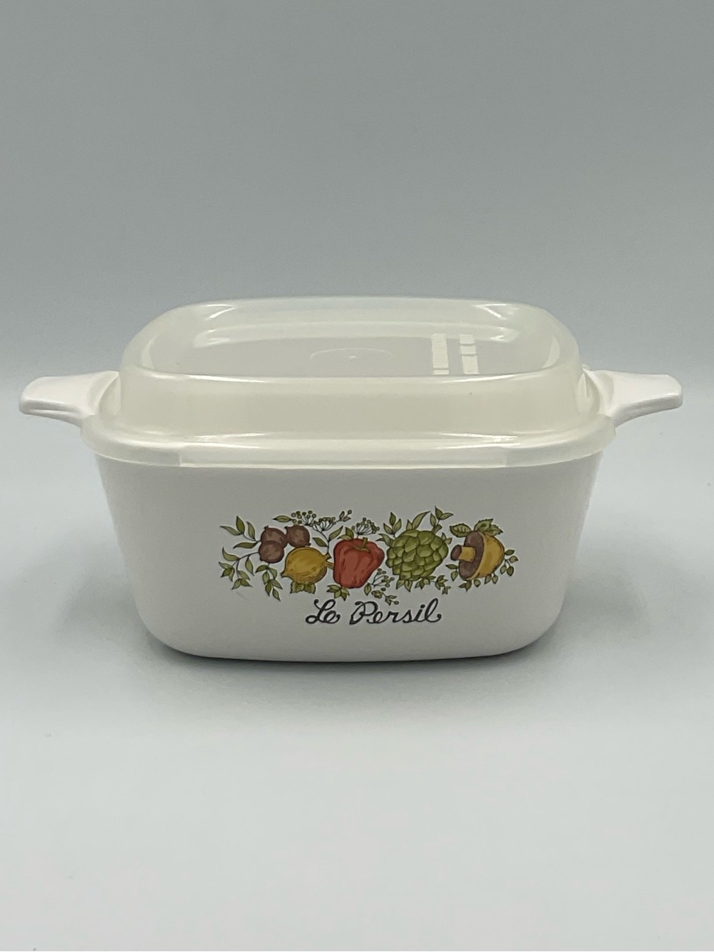 Corningware Spice of Life “Le Persil” 2 3/4 Cup  Petite Casserole w/ Plastic Lid